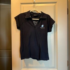Navy helly hansen polo top